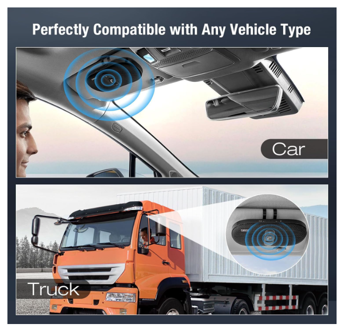 Kit mains libres pour voiture | Bluetooth 6W