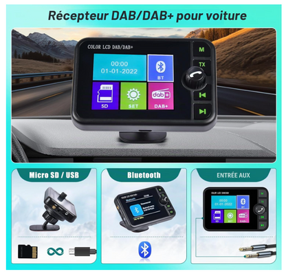 Transmetteur Bluetooth Auto | DAB+ Bluetooth