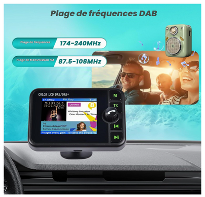Transmetteur Bluetooth Auto | DAB+ Bluetooth