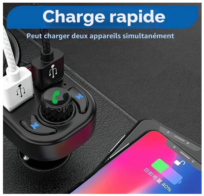 Transmetteur Bluetooth Auto | CarConnect Pro
