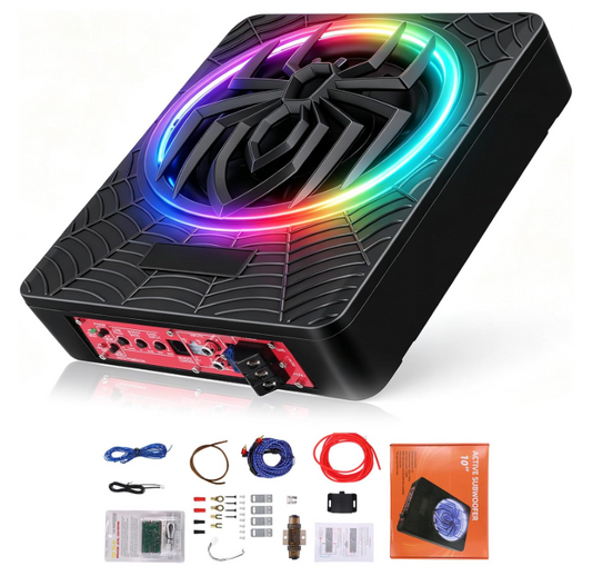 Caisson de Basses voiture | Ultraplat LED RGB