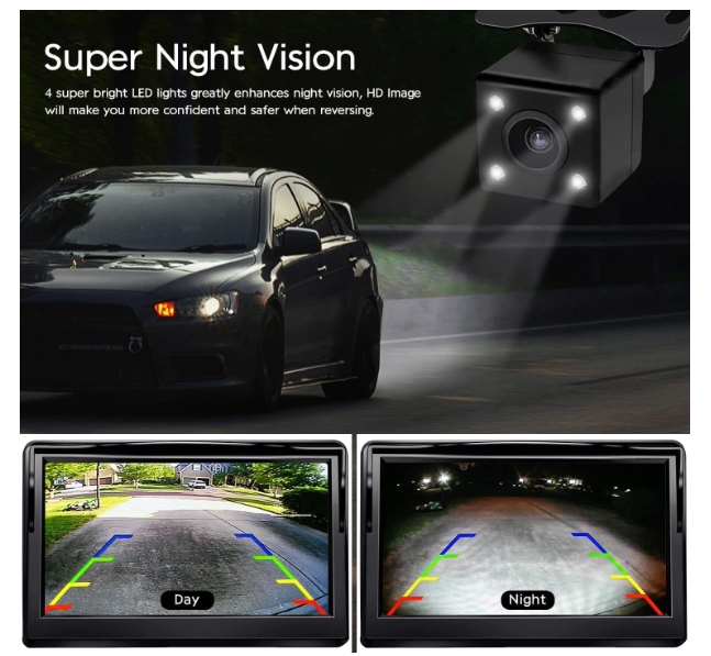 Caméra de recul Voiture | Vision Nocturne HD
