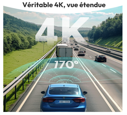 Caméra pour Voiture | Double Objectif GPS