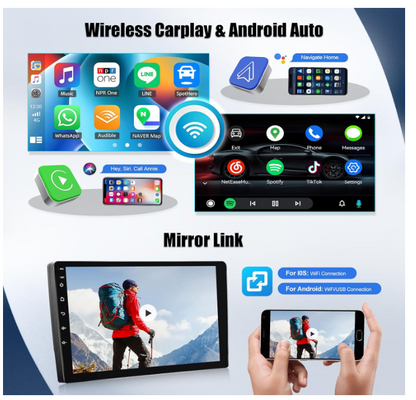 Écran Carplay auto | Renault Clio 2005-2014