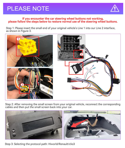 Écran Carplay auto | Renault Clio 2005-2014