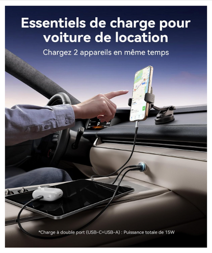Chargeur allume cigare Auto | Charge Rapide 60W