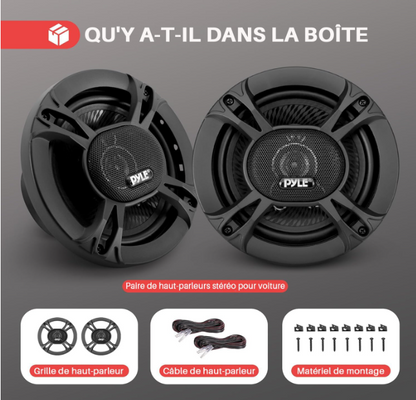 haut‑parleur voiture | PYLE 300W