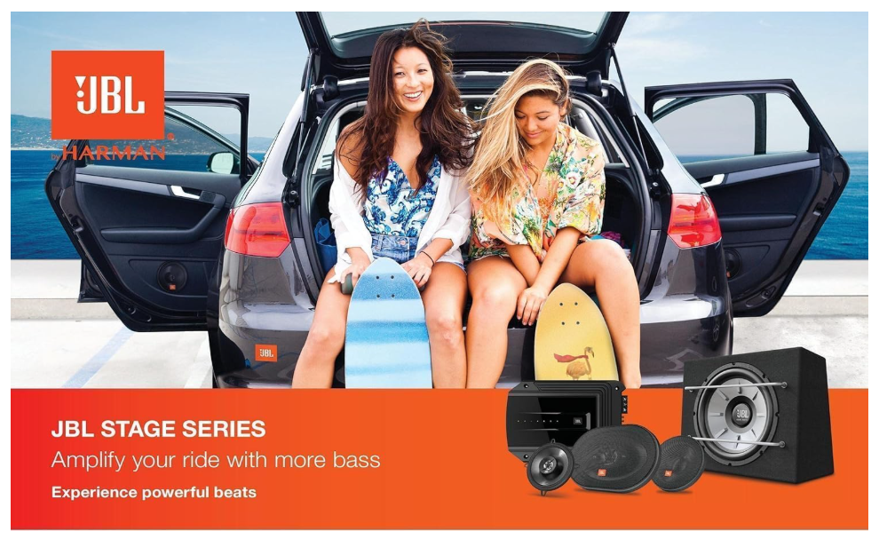 Haut Parleur Voiture | JBL Stage1 125W HiFi