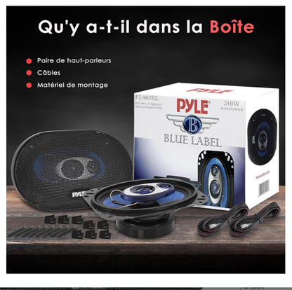 Haut Parleur Voiture | Son Cristallin 240W