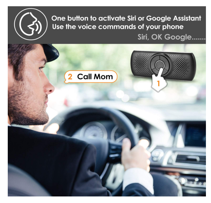 Kit Mains Libres pour Voiture | Bluetooth 5.0