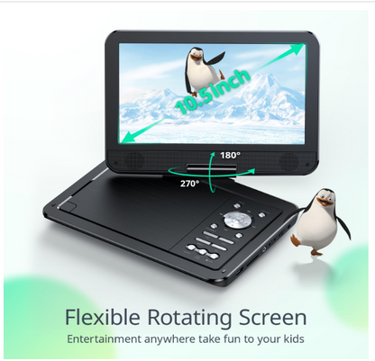 Lecteur DVD pour voiture | Écran HD 10,5 pivotant