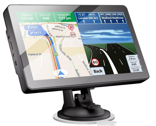 Navigateur GPS voiture | Écran 9 pouces HD Europe 2025