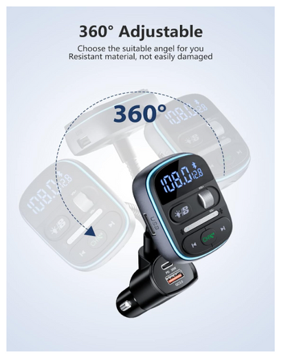 Transmetteur Bluetooth Auto | Charge Rapide 30W