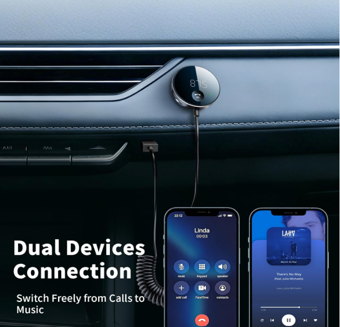 Transmetteur FM de Voiture | Bluetooth Multifonction