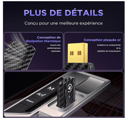 Adaptateur Auto Carplay | Sans Fil - Amascotech - auto