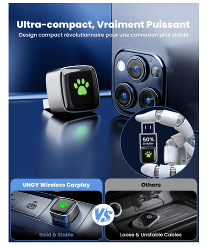 Adaptateur Auto Carplay | Sans Fil - Amascotech-auto