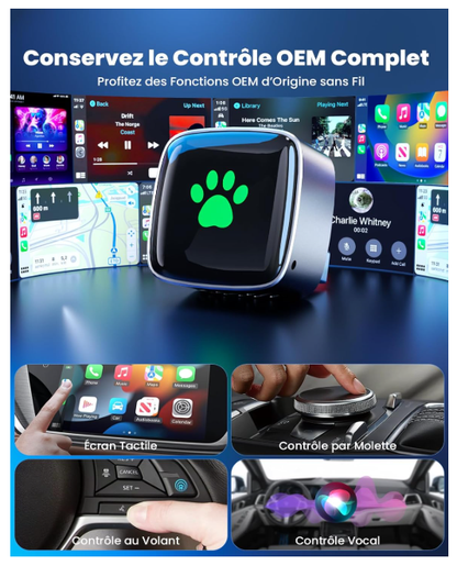 Adaptateur Auto Carplay | Sans Fil - Amascotech-auto
