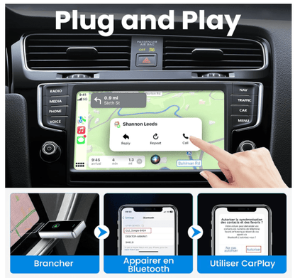 Adaptateur Auto Carplay | Sans Fil Automatique - Amascotech - auto