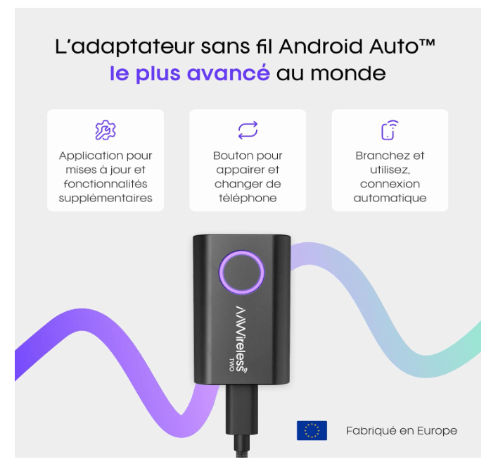 Adaptateur Auto sans Fil | Connexion Instantanée - Amascotech - auto