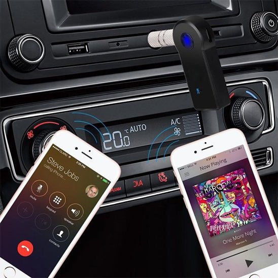 Adaptateur bluetooth voiture | Sans Fil 2en1 - Amascotech - auto