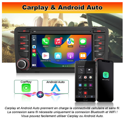 Autoradio voiture | Android 13 Audi A3 - Amascotech - auto