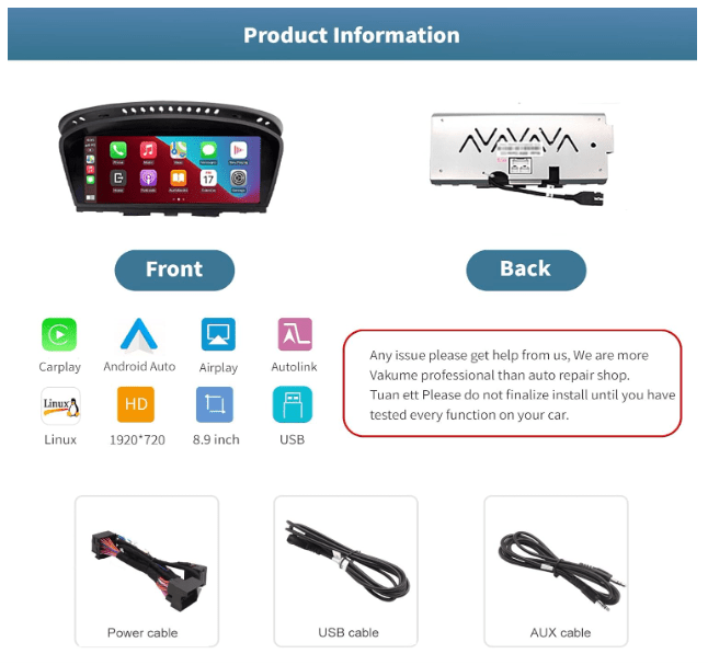 Autoradio voiture | CarPlay BMW - Amascotech - auto