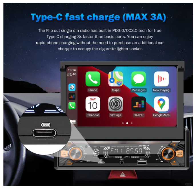 Autoradio Voiture | CarPlay Sans Fil - Amascotech-auto