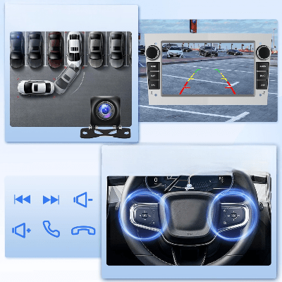 Autoradio Voiture - CarPlayRadio™ - Blanc - Amascotech - auto