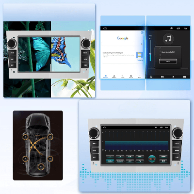 Autoradio Voiture - CarPlayRadio™ - Blanc - Amascotech - auto