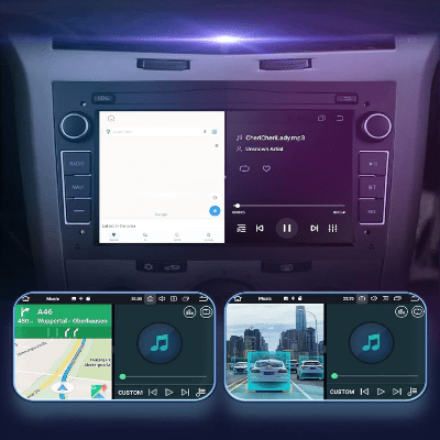 Autoradio Voiture - CarPlayRadio™ - Noir - Amascotech - auto