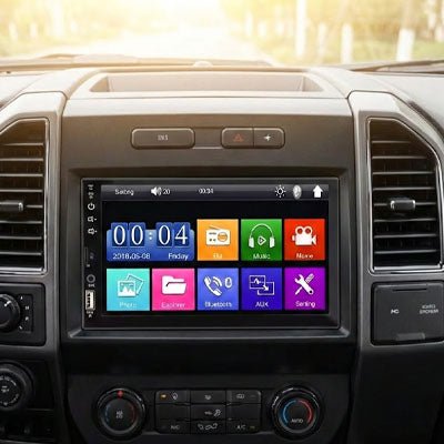 Autoradio voiture | Connecté Bluetooth 2 DIN - Amascotech - auto