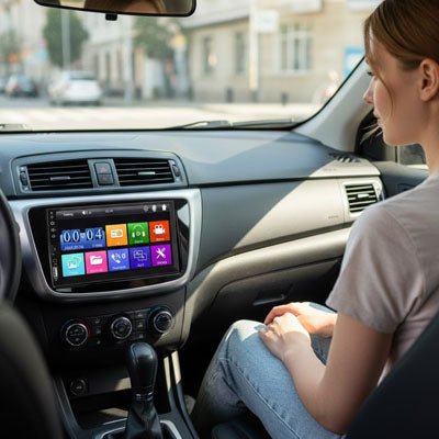 Autoradio voiture | Connecté Bluetooth 2 DIN - Amascotech - auto