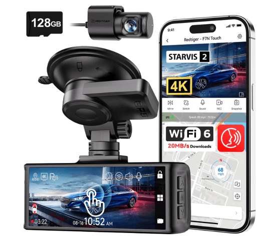 Camera pour voiture | 4K GPS WiFi - Amascotech - auto