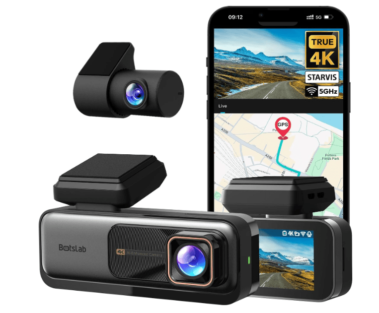 Caméra pour Voiture | Double Objectif GPS - Amascotech-auto