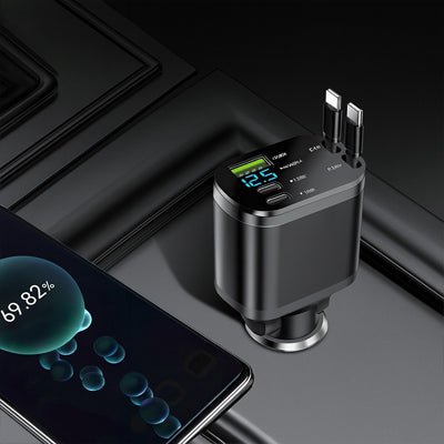 Chargeur Allume Cigare | 4 Ports Rapide 69W - Amascotech - auto