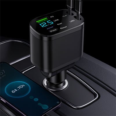 Chargeur Allume Cigare | 4 Ports Rapide 69W - Amascotech - auto