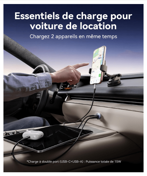 Chargeur allume cigare Auto | Charge Rapide 60W - Amascotech-auto