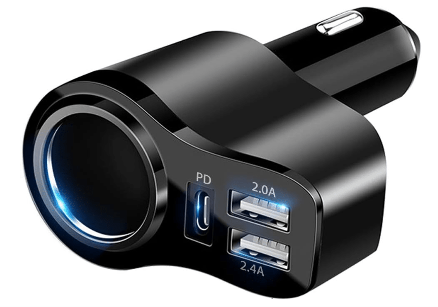 Chargeur Allume Cigare | QuadCharge 48W - Amascotech-auto