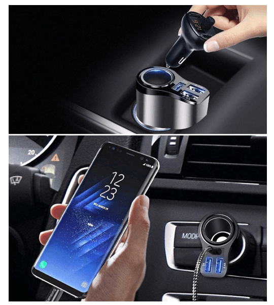 Chargeur Allume Cigare | QuadCharge 48W - Amascotech-auto