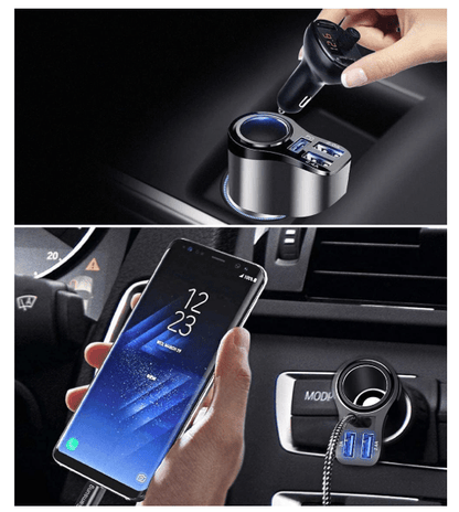 Chargeur Allume Cigare | QuadCharge 48W - Amascotech-auto