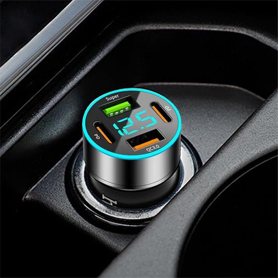 Chargeur Allume Cigare | QuadCharge 65W - Amascotech - auto