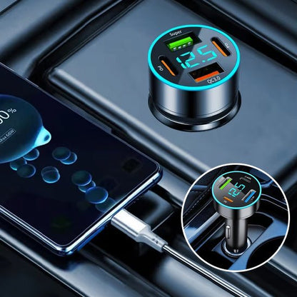 Chargeur Allume Cigare | QuadCharge 65W - Amascotech - auto