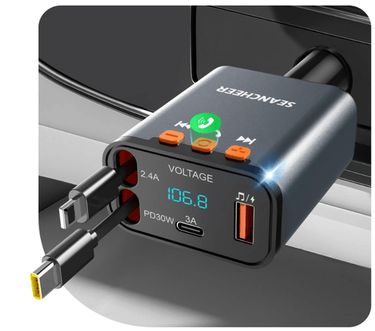 Chargeur Allume Cigare USB | Bluetooth 69W - Amascotech - auto