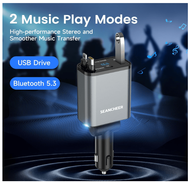 Chargeur Allume Cigare USB | Bluetooth 69W - Amascotech - auto