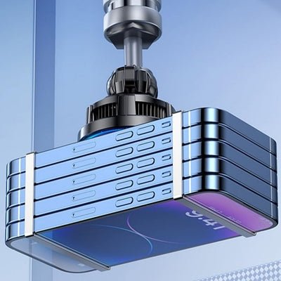 Chargeur magnétique - MagneticWirelessCarCharger™ - Amascotech - auto