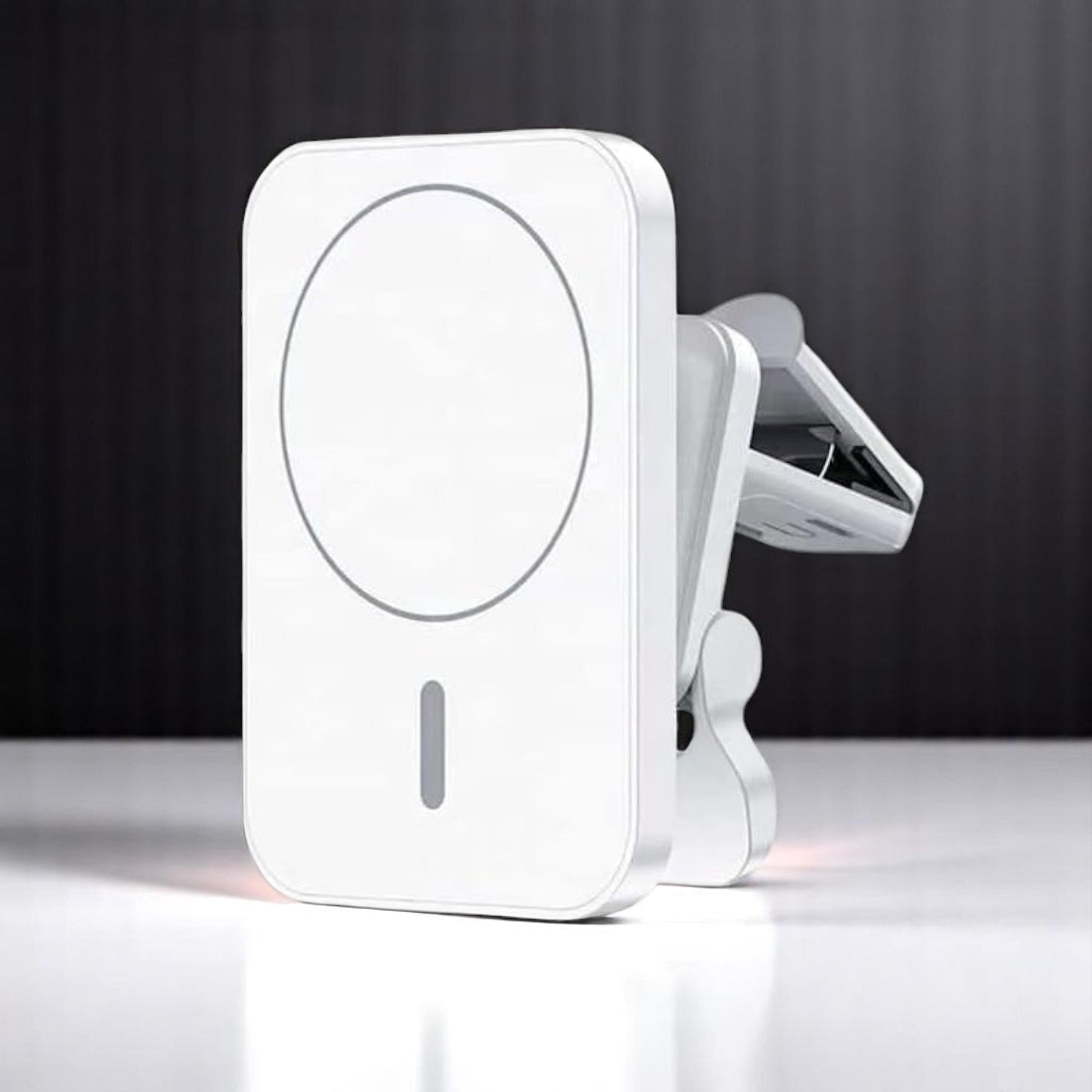 Chargeur Sans Fil - MagneticDriveCharger™ - Blanc - Amascotech - auto