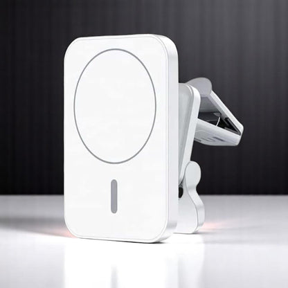 Chargeur Sans Fil - MagneticDriveCharger™ - Blanc - Amascotech - auto