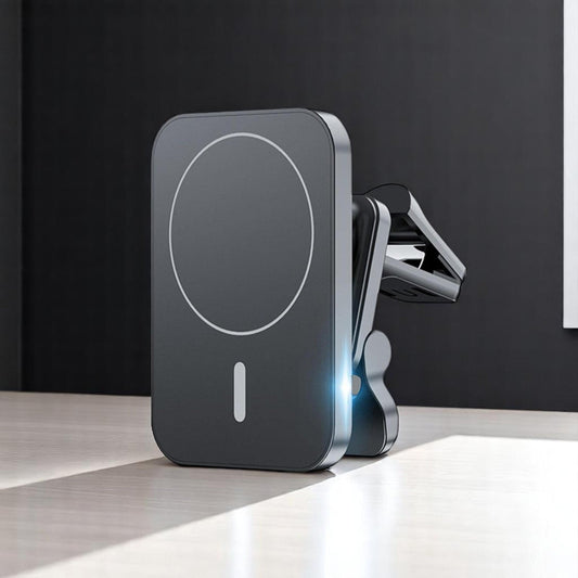Chargeur Sans Fil - MagneticDriveCharger™ - Noir - Amascotech - auto
