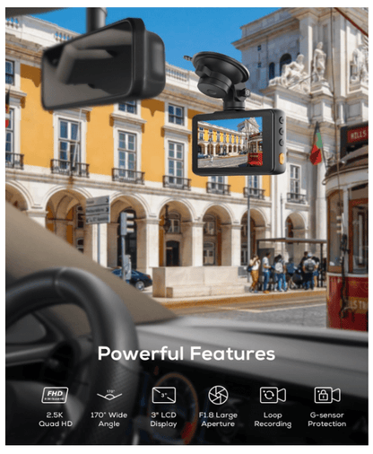 Dashcam Voiture | 1440P 24h - Amascotech-auto