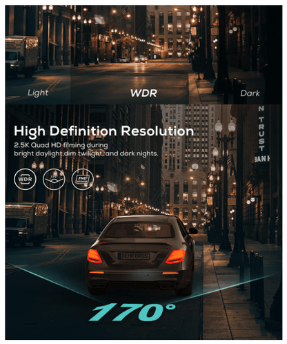 Dashcam Voiture | 1440P 24h - Amascotech-auto